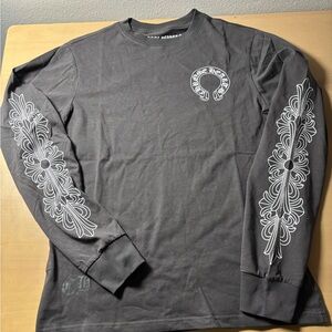 Chrome Hearts Dark Gray Long Sleeve Tee